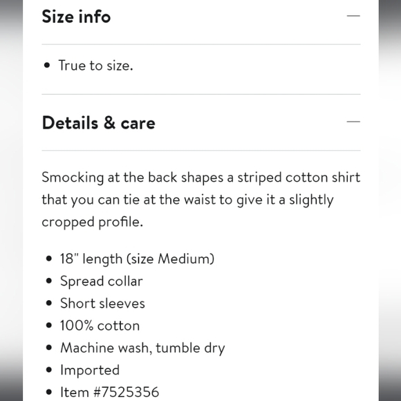 🆕️NWT Circus NY Nicole Stripe Cotton Seersucker Button-Up Shirt, Size XL - Picture 13 of 13